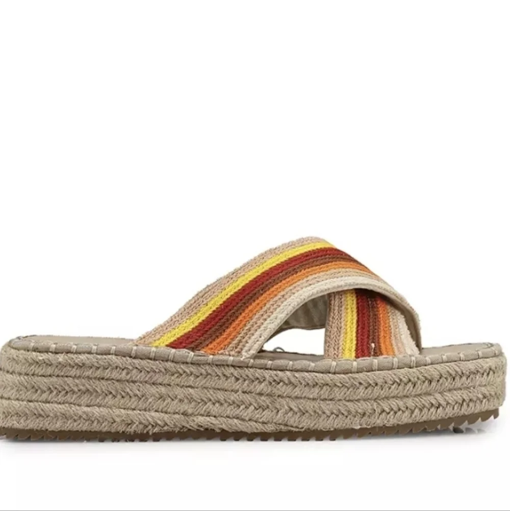 Asos Jazlyn Flatform Crochet Mule Sandals